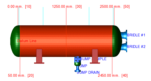 Disegno di serbatoio